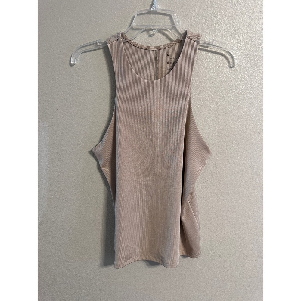 A New‎ Day Ribbed Tank Top Sleeveless Casual Everyday Top Medium